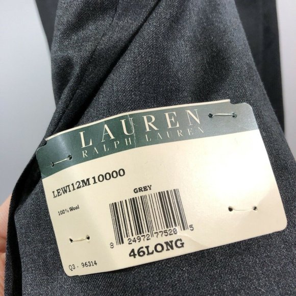 Lauren Ralph Lauren Total Comfort Gray Blazer 46L - Picture 7 of 8